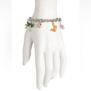 BETSEY JOHNSON GARDEN GLAM DRAGONFLY GARDEN CHARM BRACELET - NWT
